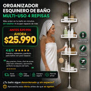 Organizador Esquinero De Ducha Y Baño