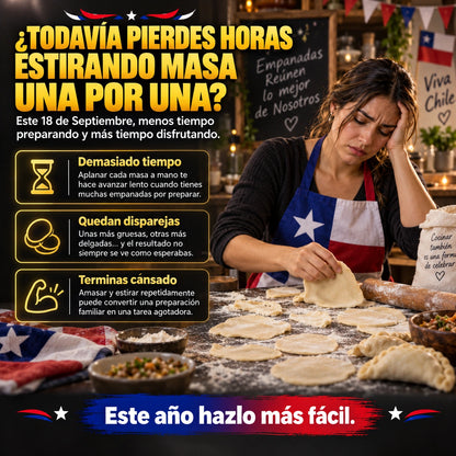 EmpanaPress™ | Prensa De Masa de Empanadas