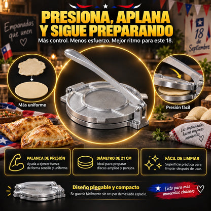 EmpanaPress™ | Prensa De Masa de Empanadas