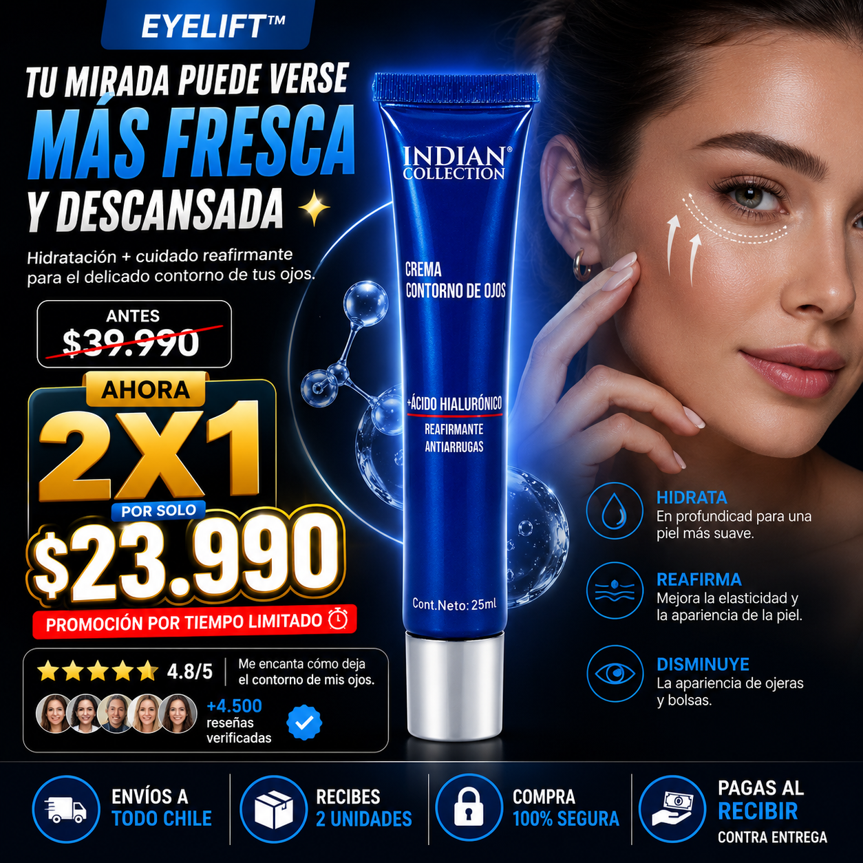 2X1 EYELIFT™ - Crema contorno de ojos - 25ml